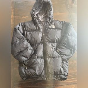 Kids Northface reversible down puffer jacket
